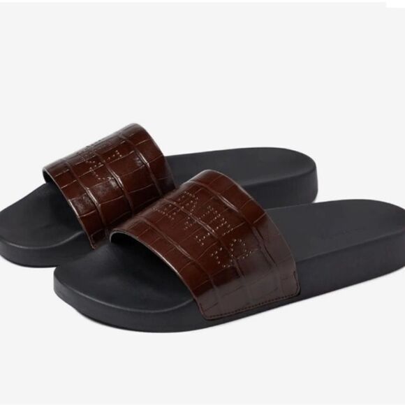 - All Saints Brown Slide Leather
Slides(Size 39) - Picture 5 of 9